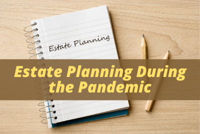 estate planning notebook with pencils